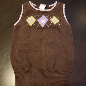 Gymboree sweater vest size 3/4